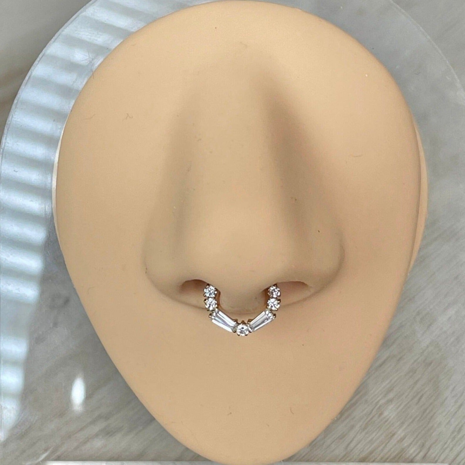 Liora Vale Septum Ring-Septum Ring-Gold-8mm Diameter-Elara Body Jewelry