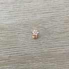 Luneda Bloom Flat Back Stud Piercing-Cartilage Earring-Elara Body Jewelry