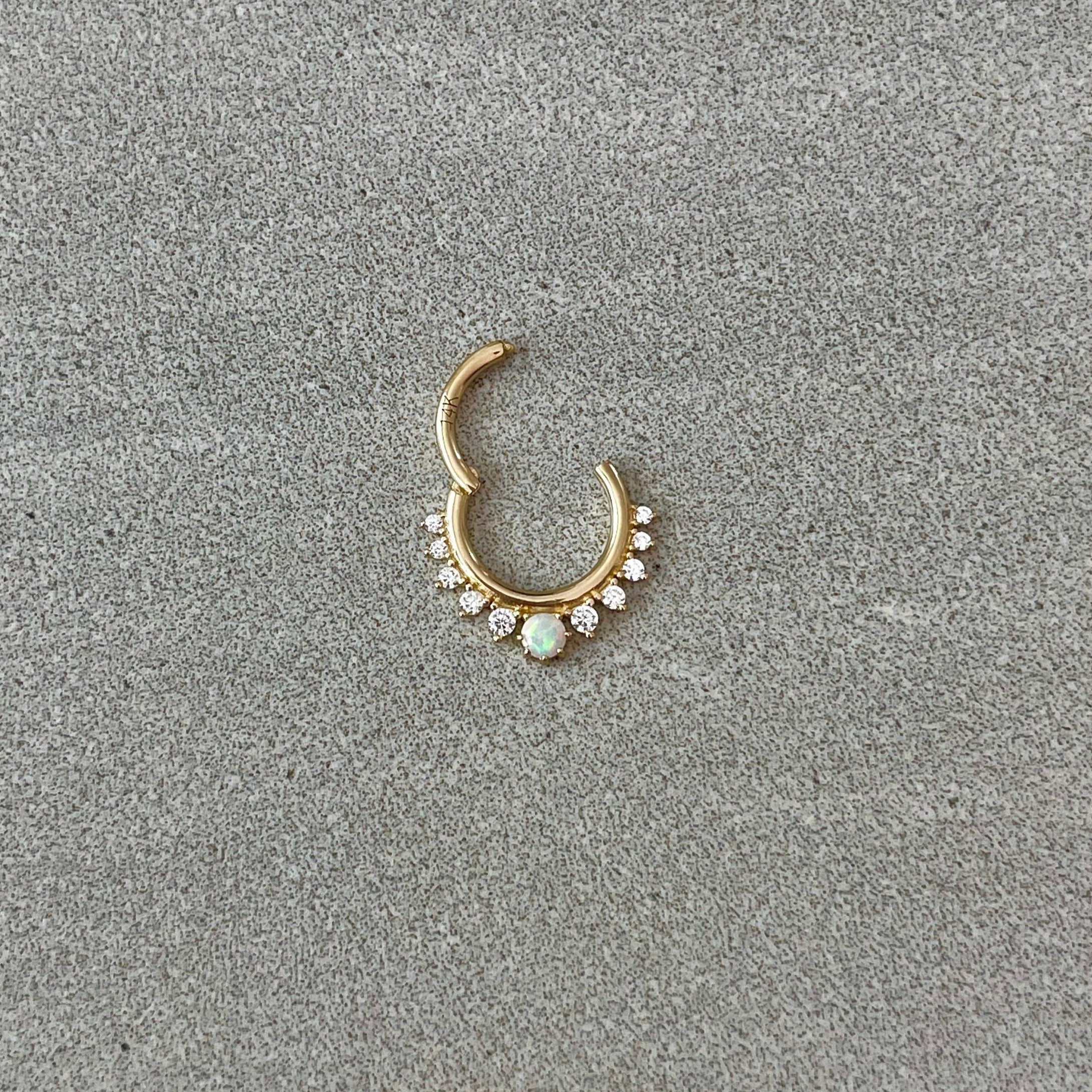 Nebuleuse Daith Earring-Daith Earring-Elara Body Jewelry