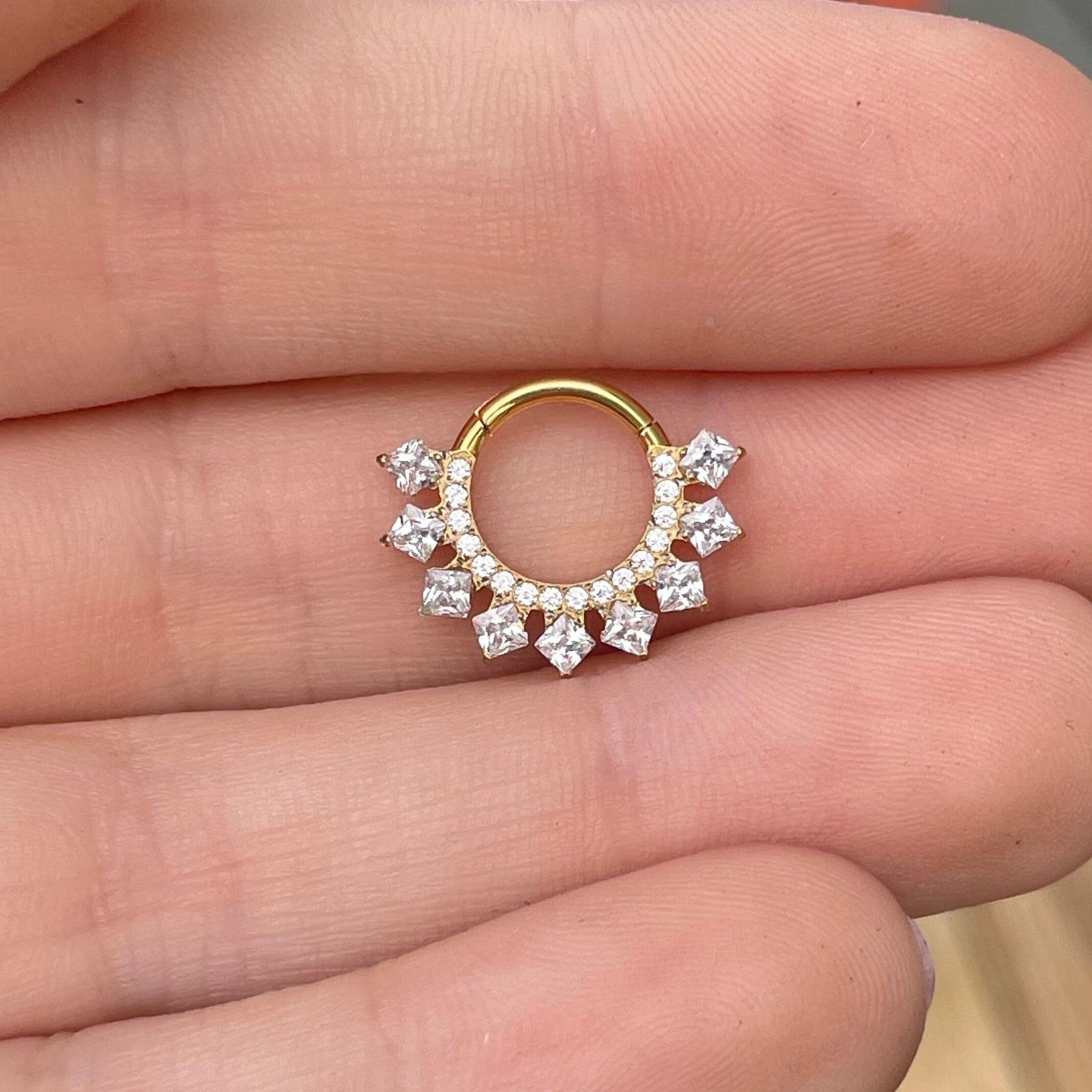 Oranessa Daith Earring-Daith Earring-Elara Body Jewelry