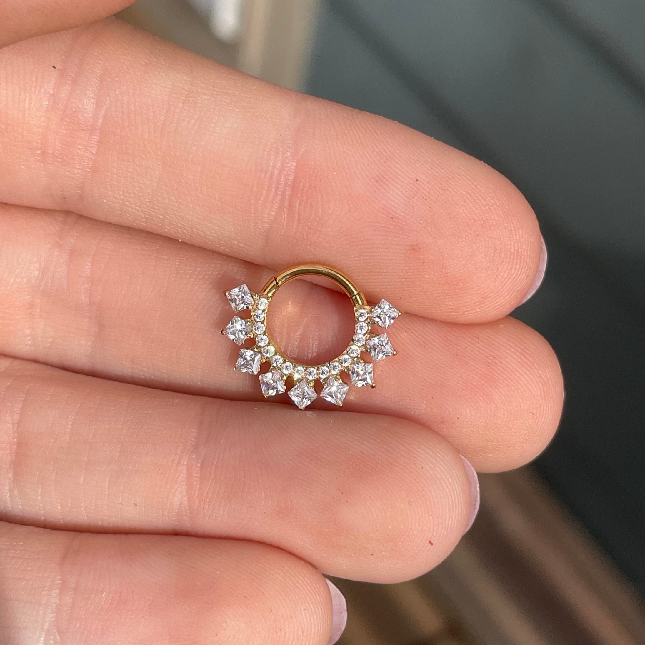 Oranessa Daith Earring-Daith Earring-Elara Body Jewelry