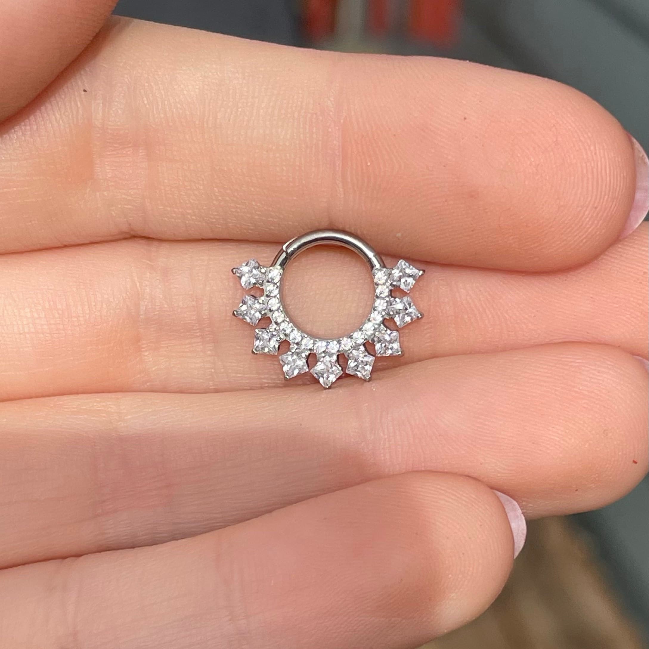 Oranessa Daith Earring-Daith Earring-Elara Body Jewelry