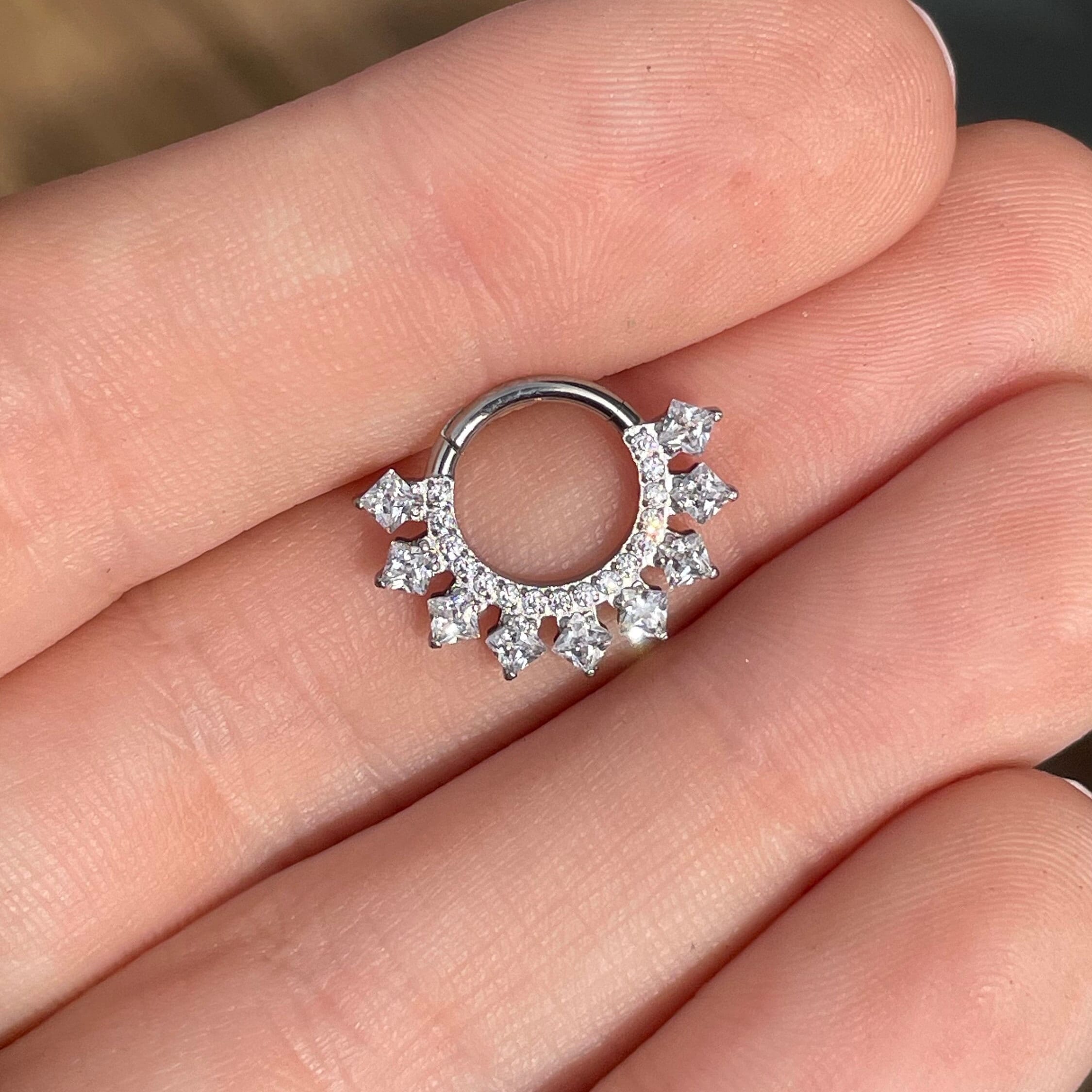 Oranessa Daith Earring-Daith Earring-Elara Body Jewelry