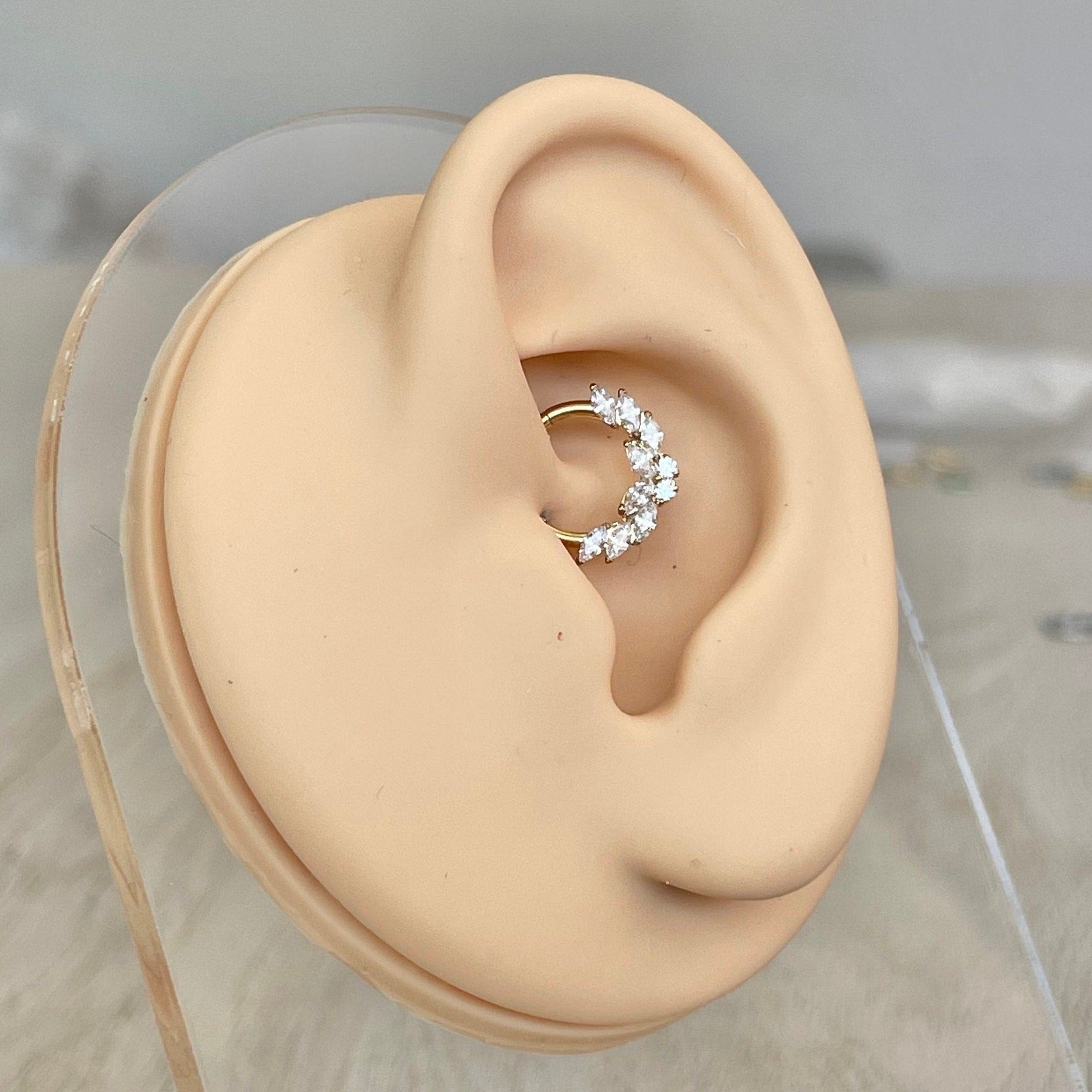 Papillon Celeste Daith Earring-Daith Earring-Elara Body Jewelry