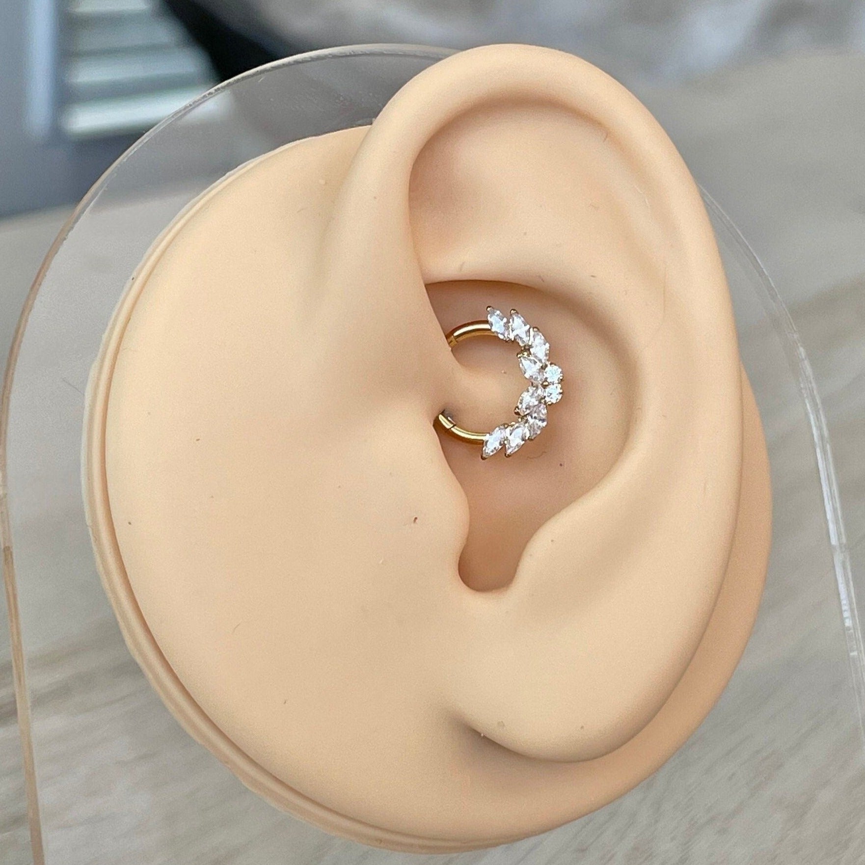 Papillon Celeste Daith Earring-Daith Earring-Elara Body Jewelry