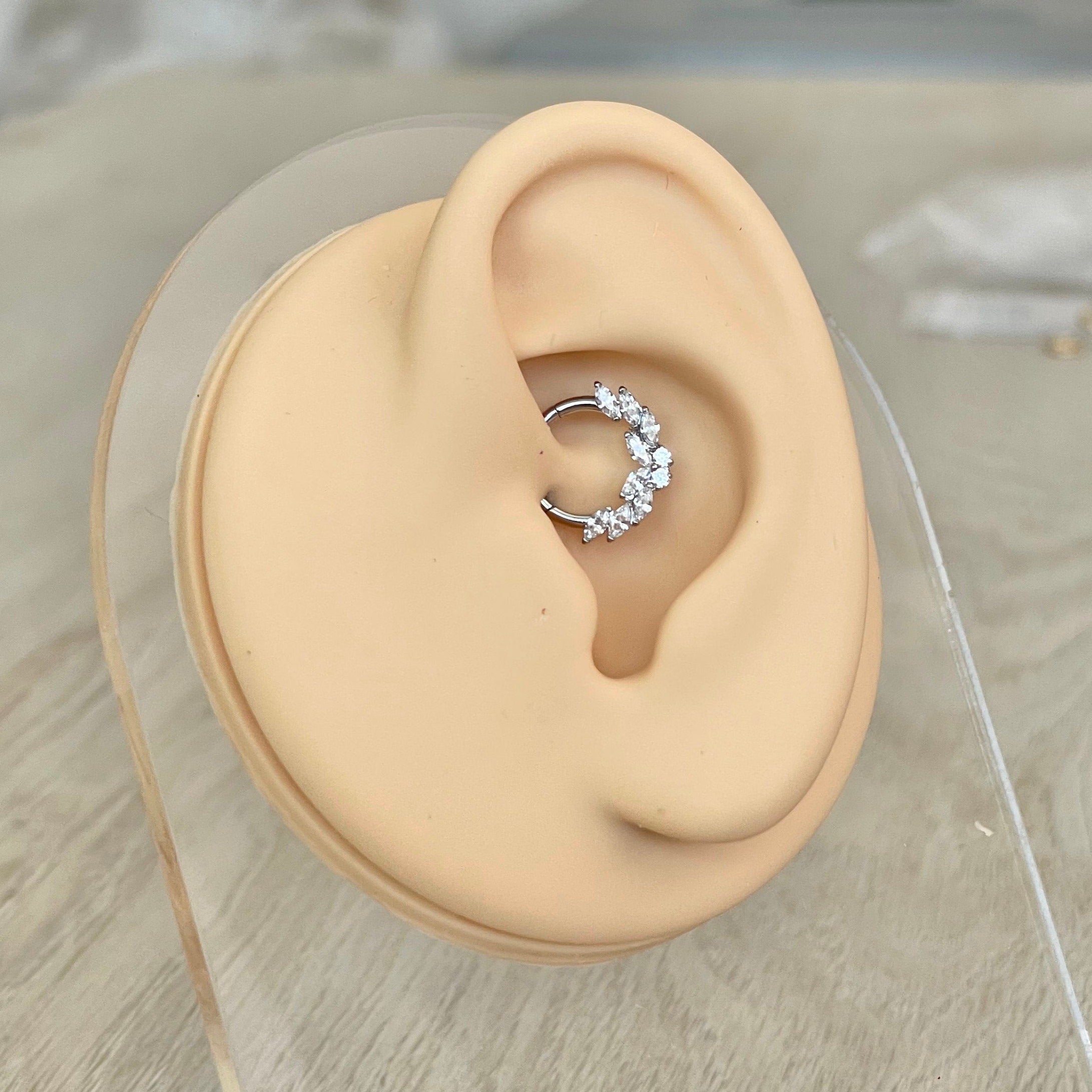 Papillon Celeste Daith Earring-Daith Earring-Elara Body Jewelry