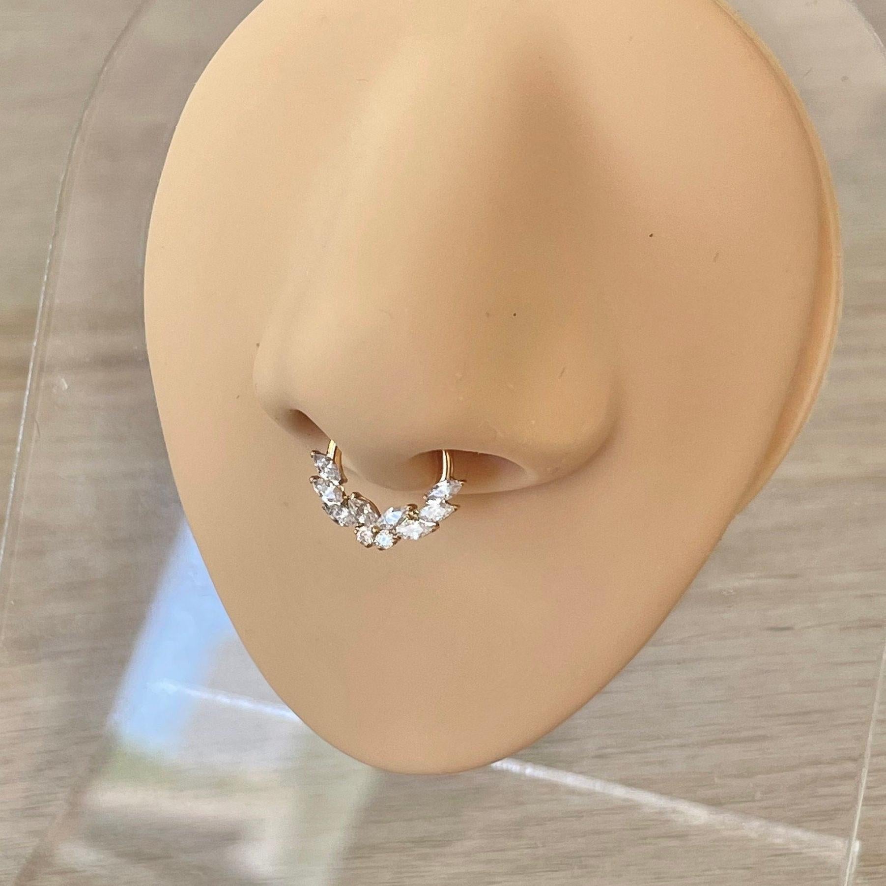 Papillon Celeste Septum Ring-Septum Ring-Elara Body Jewelry