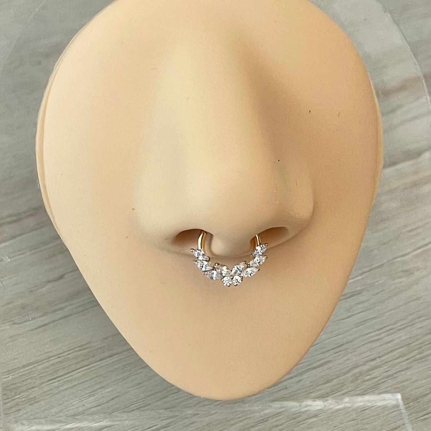 Papillon Celeste Septum Ring-Septum Ring-Elara Body Jewelry