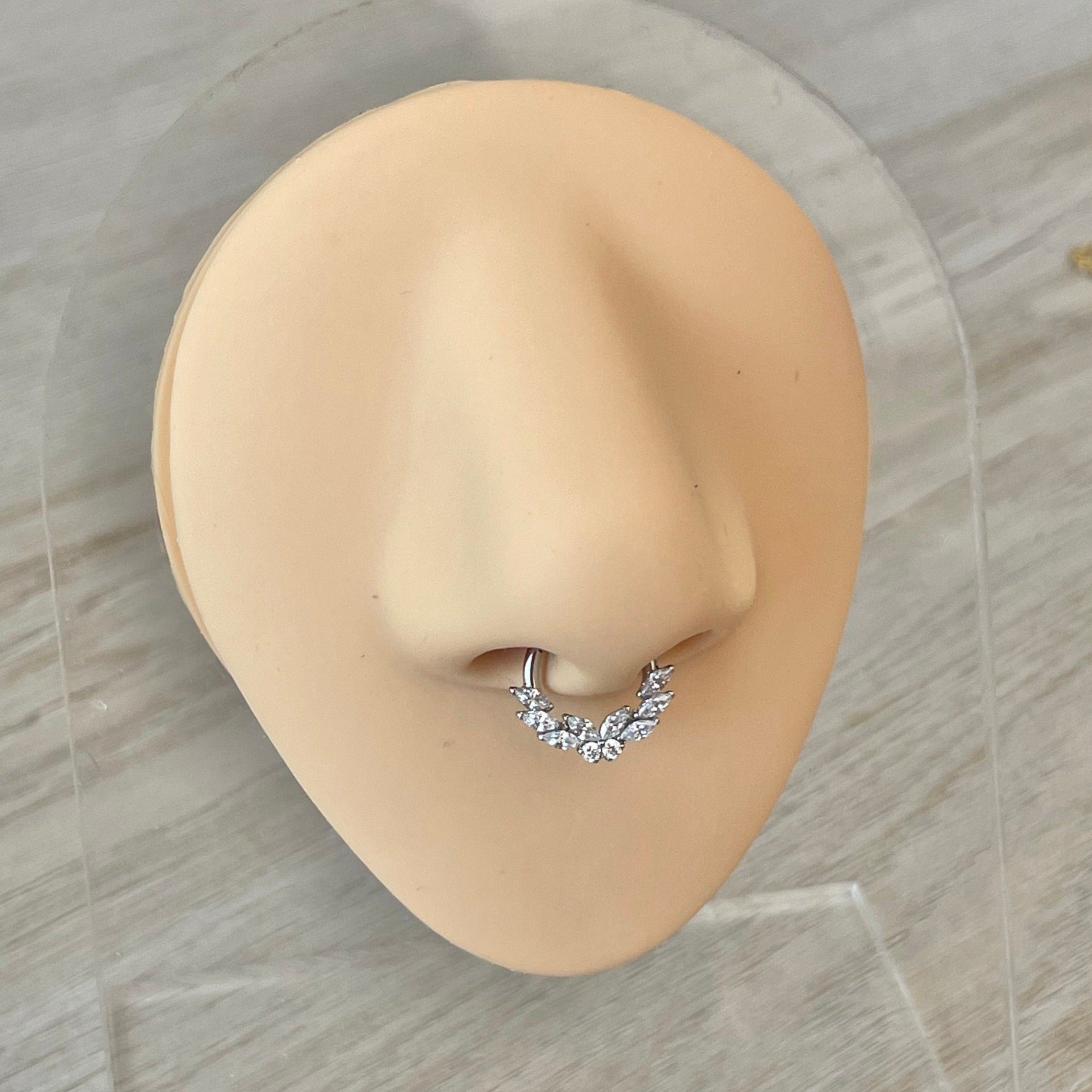 Papillon Celeste Septum Ring-Septum Ring-Elara Body Jewelry