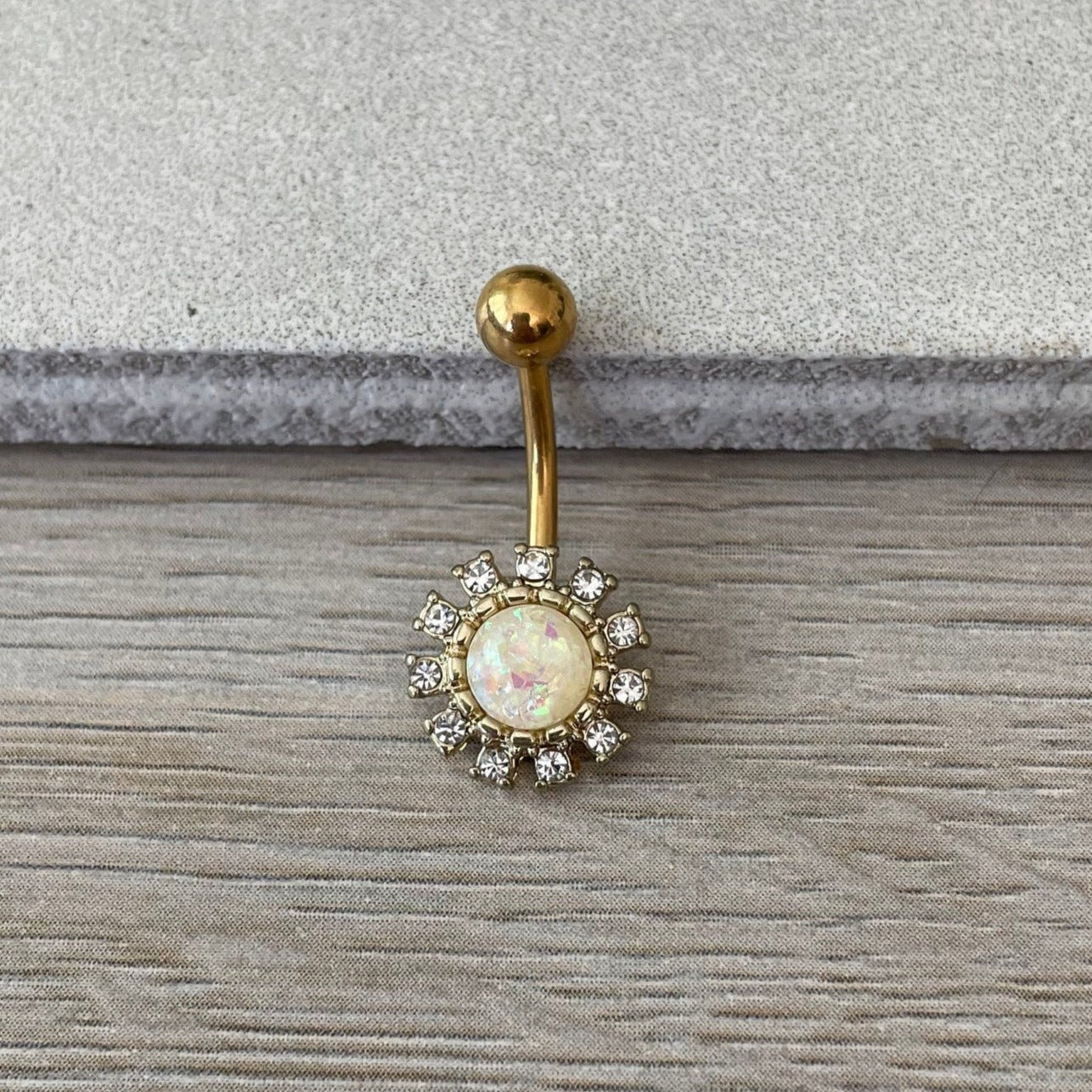 Rayna Belly Button Ring-Belly Button Rings-Elara Body Jewelry