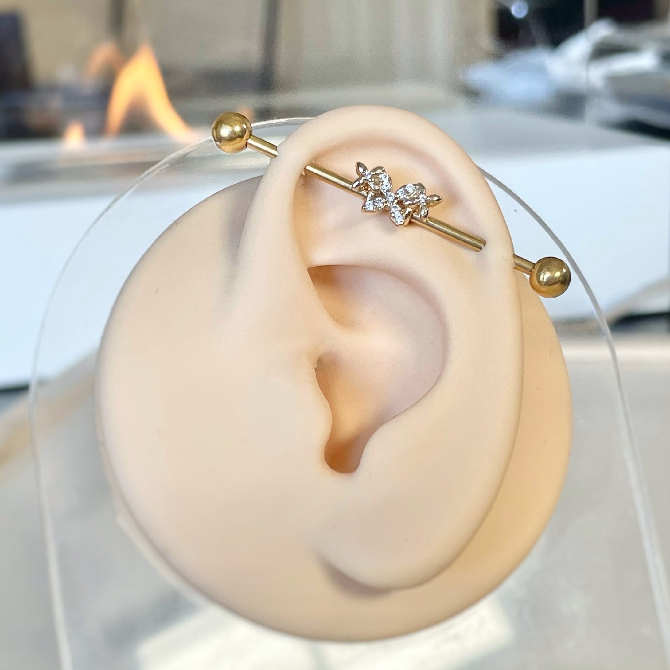 Serette Industrial Piercing-Industrial Barbell-Elara Body Jewelry