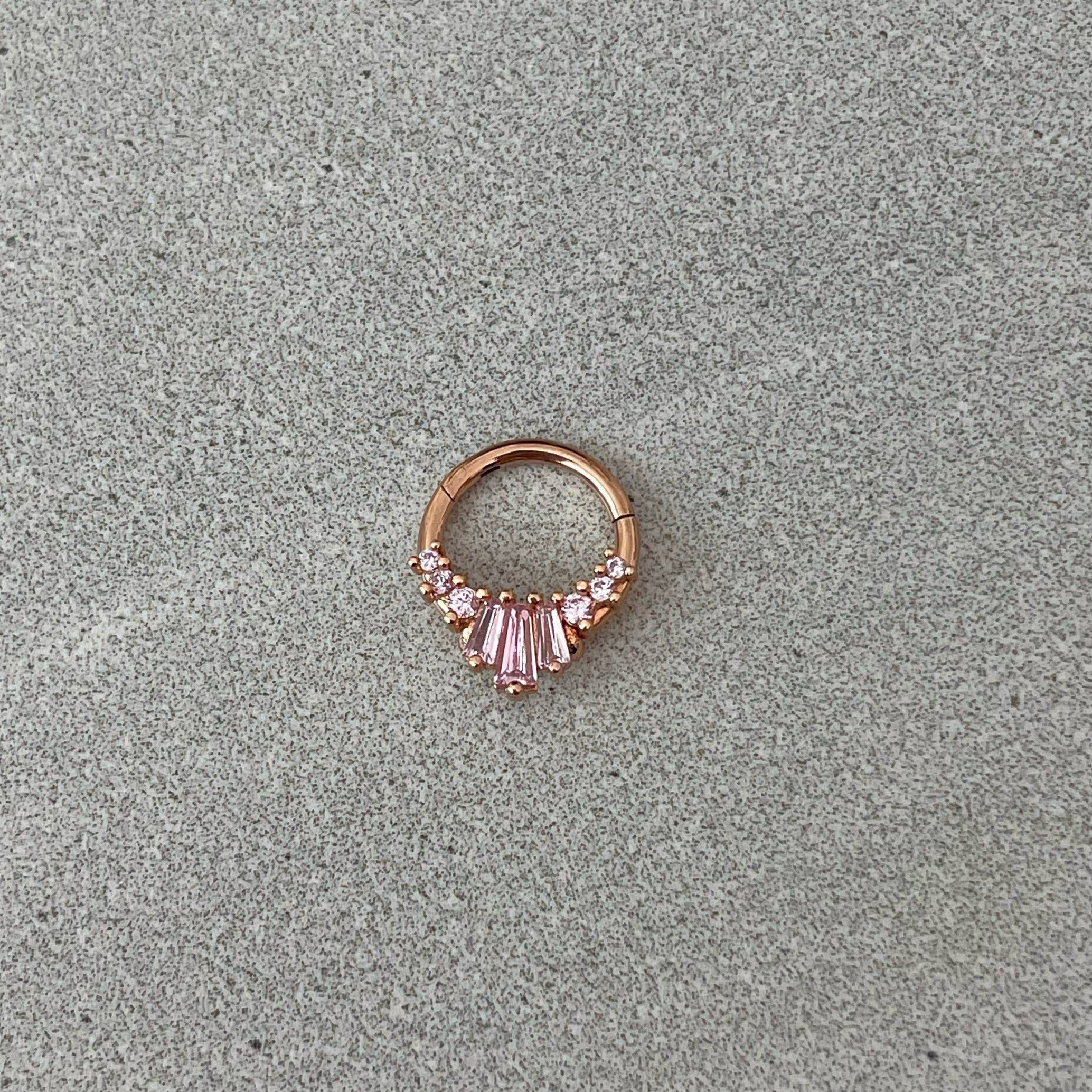 Siena Glow Daith Earring-Daith Earring-Elara Body Jewelry