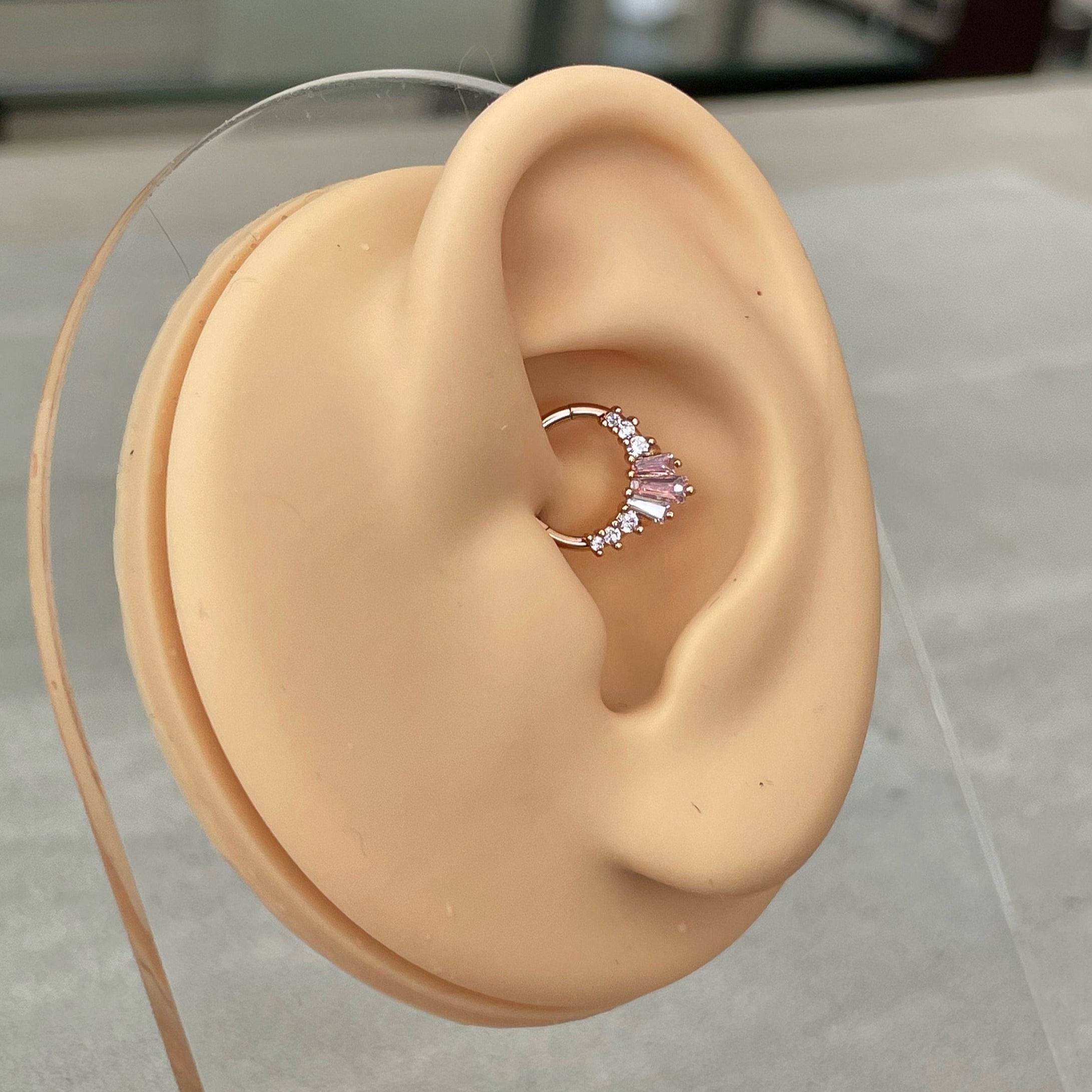 Siena Glow Daith Earring-Daith Earring-Elara Body Jewelry