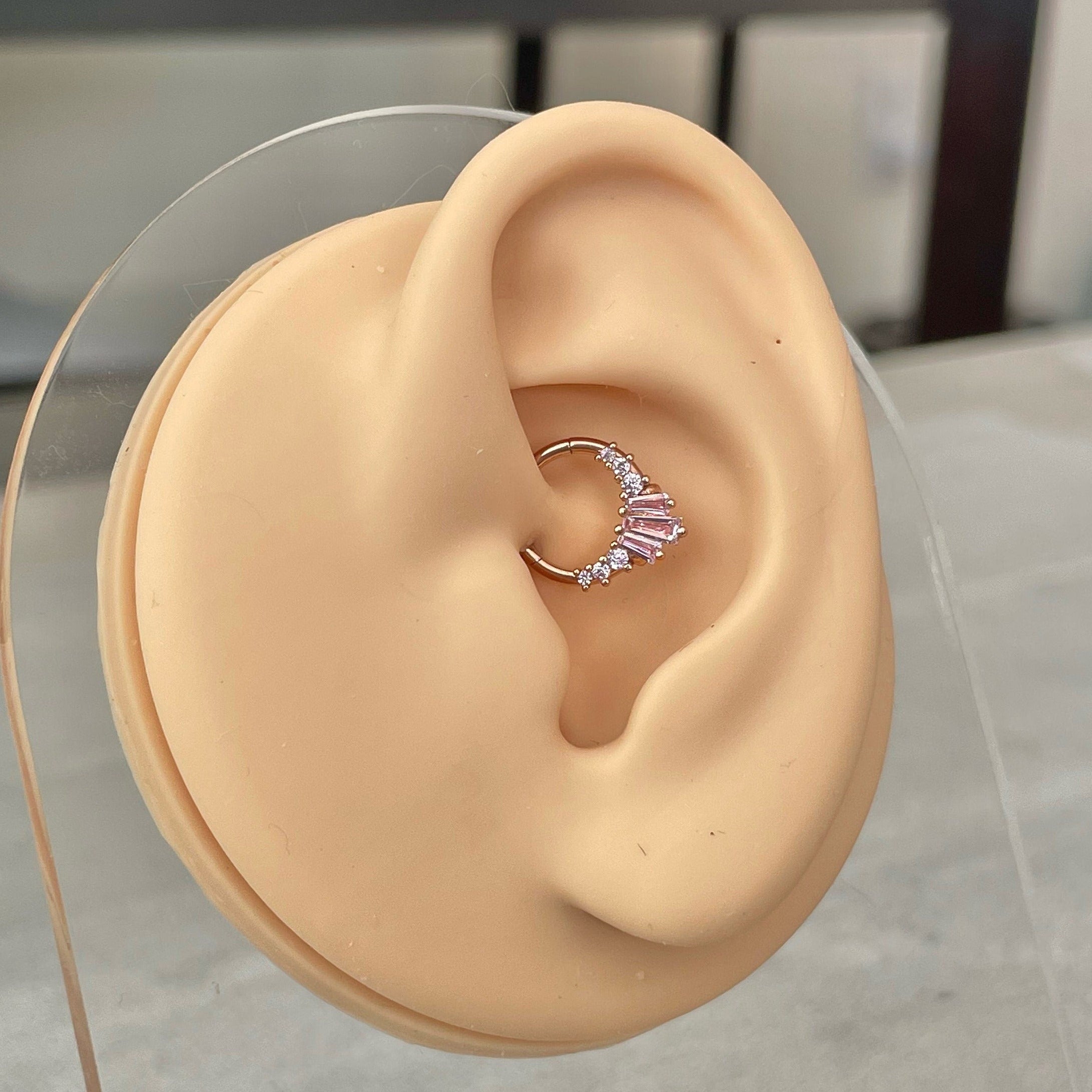 Siena Glow Daith Earring-Daith Earring-Elara Body Jewelry