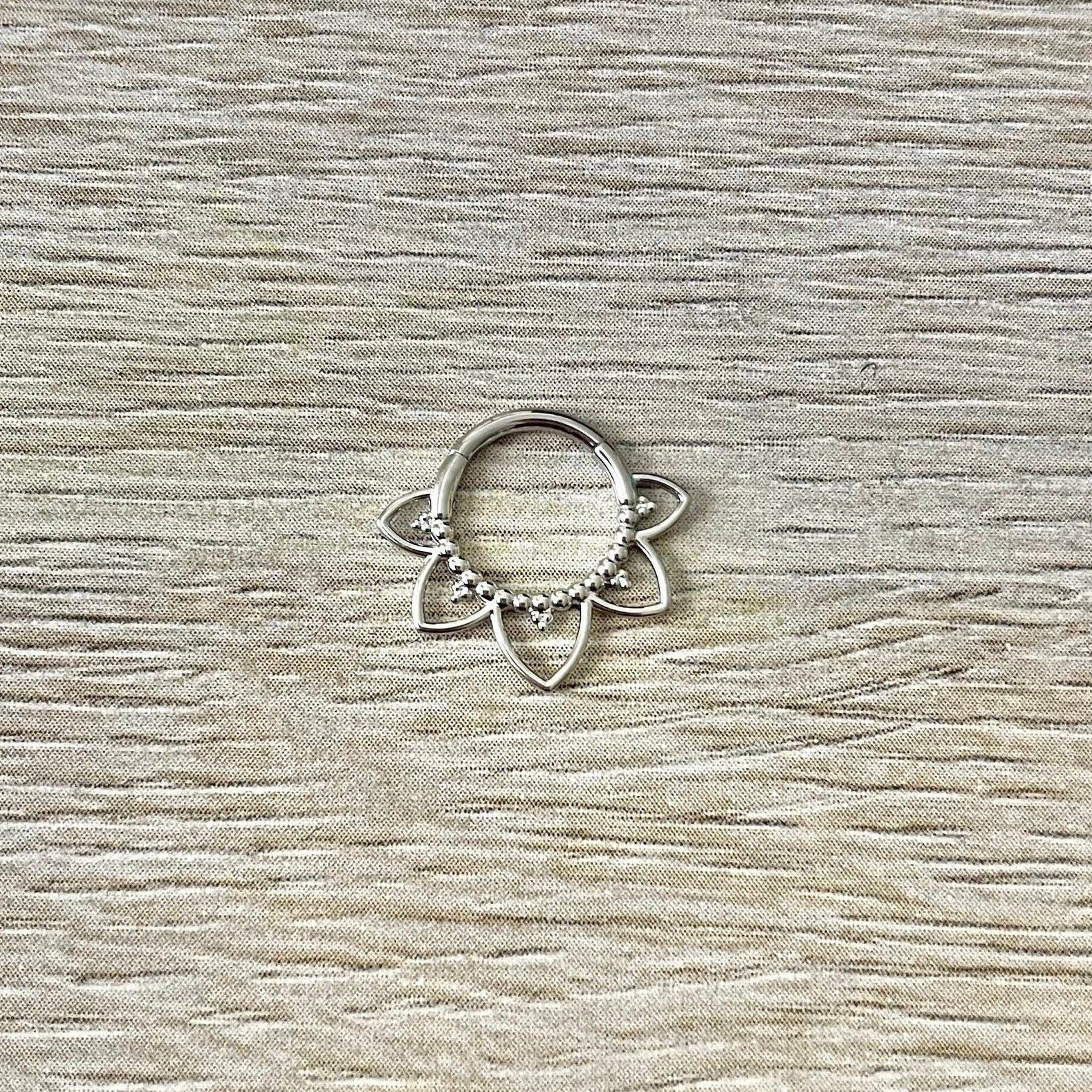 Soluna Bloom Daith Earring-Daith Earring-Elara Body Jewelry