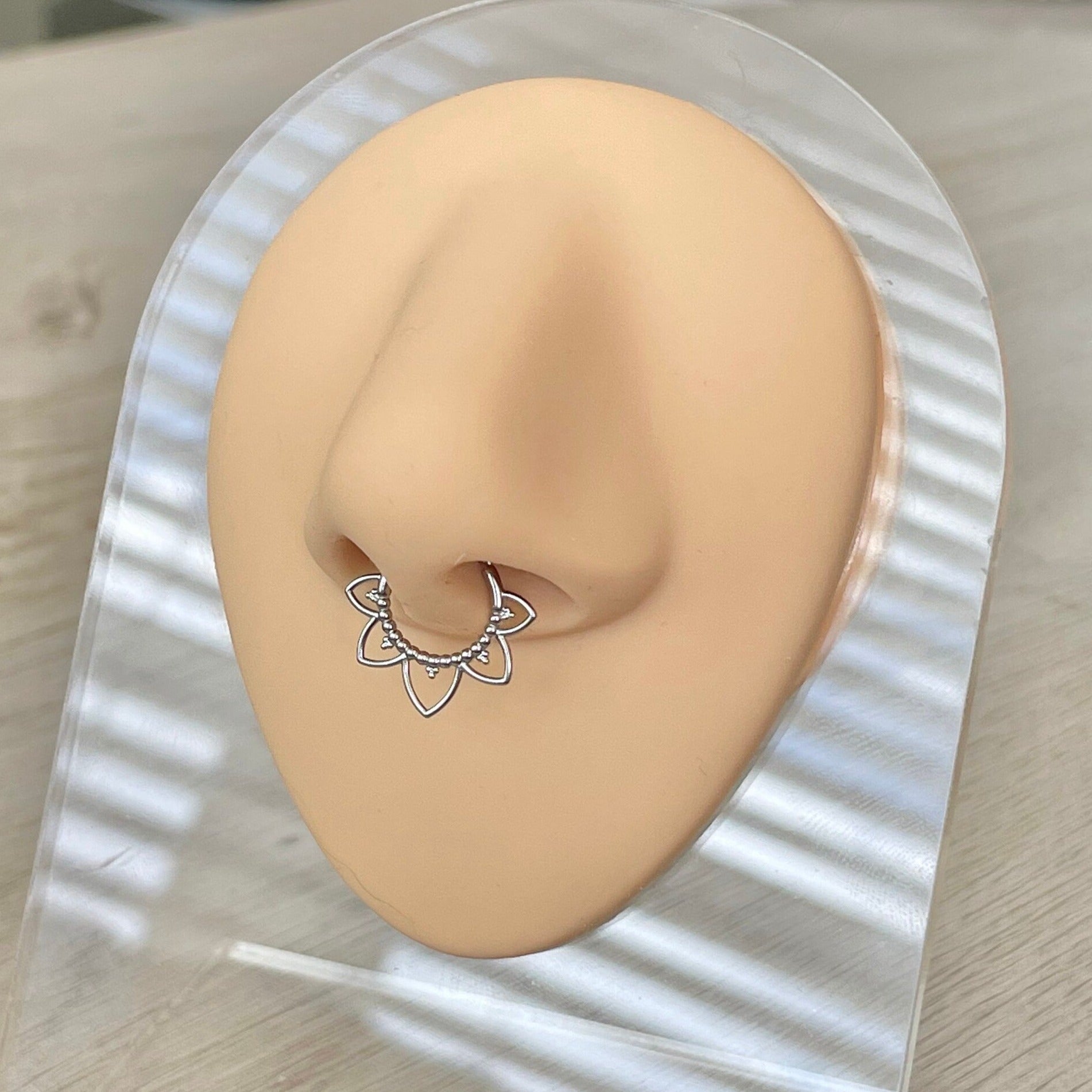 Soluna Bloom Septum Ring-Septum Ring-Elara Body Jewelry