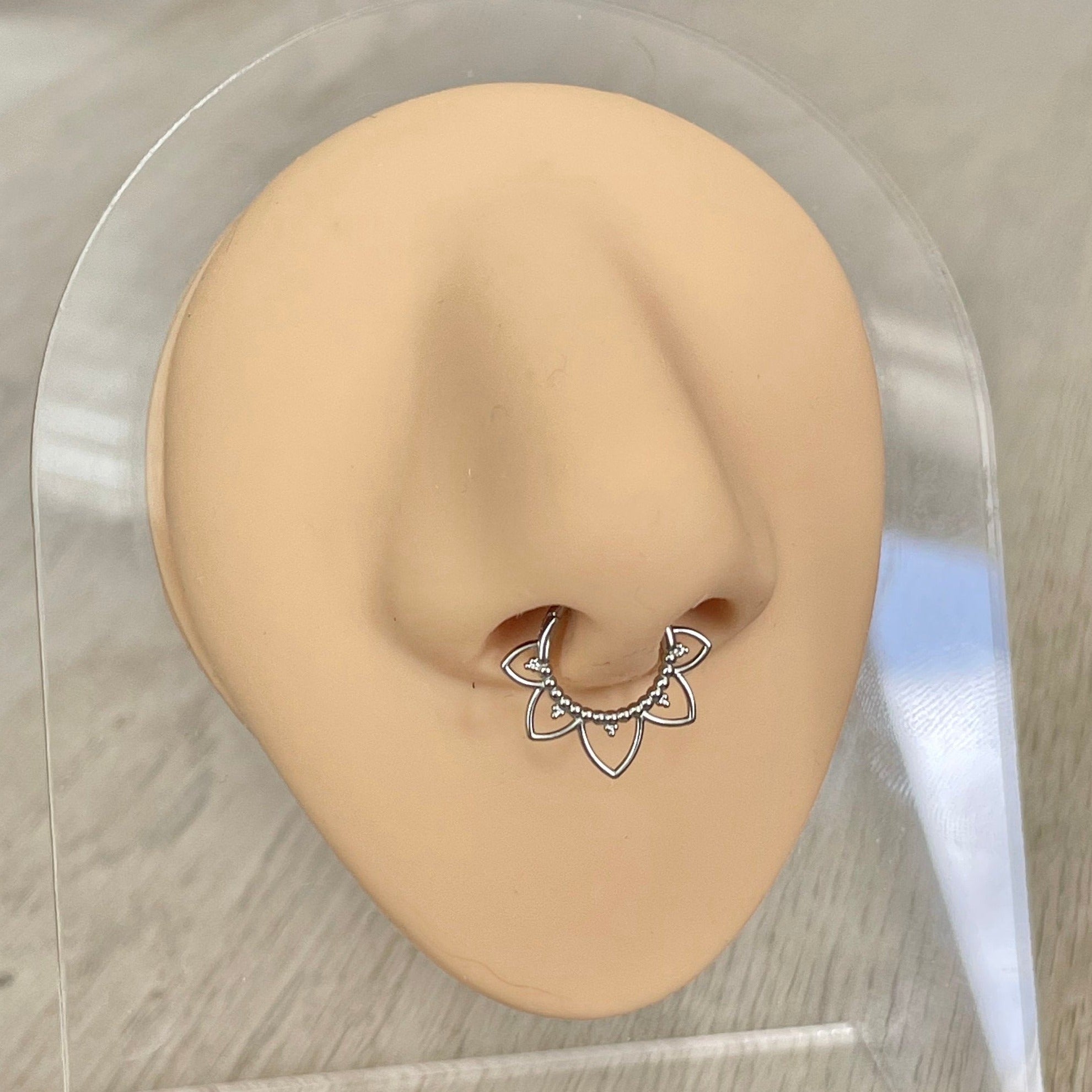 Soluna Bloom Septum Ring-Septum Ring-Elara Body Jewelry