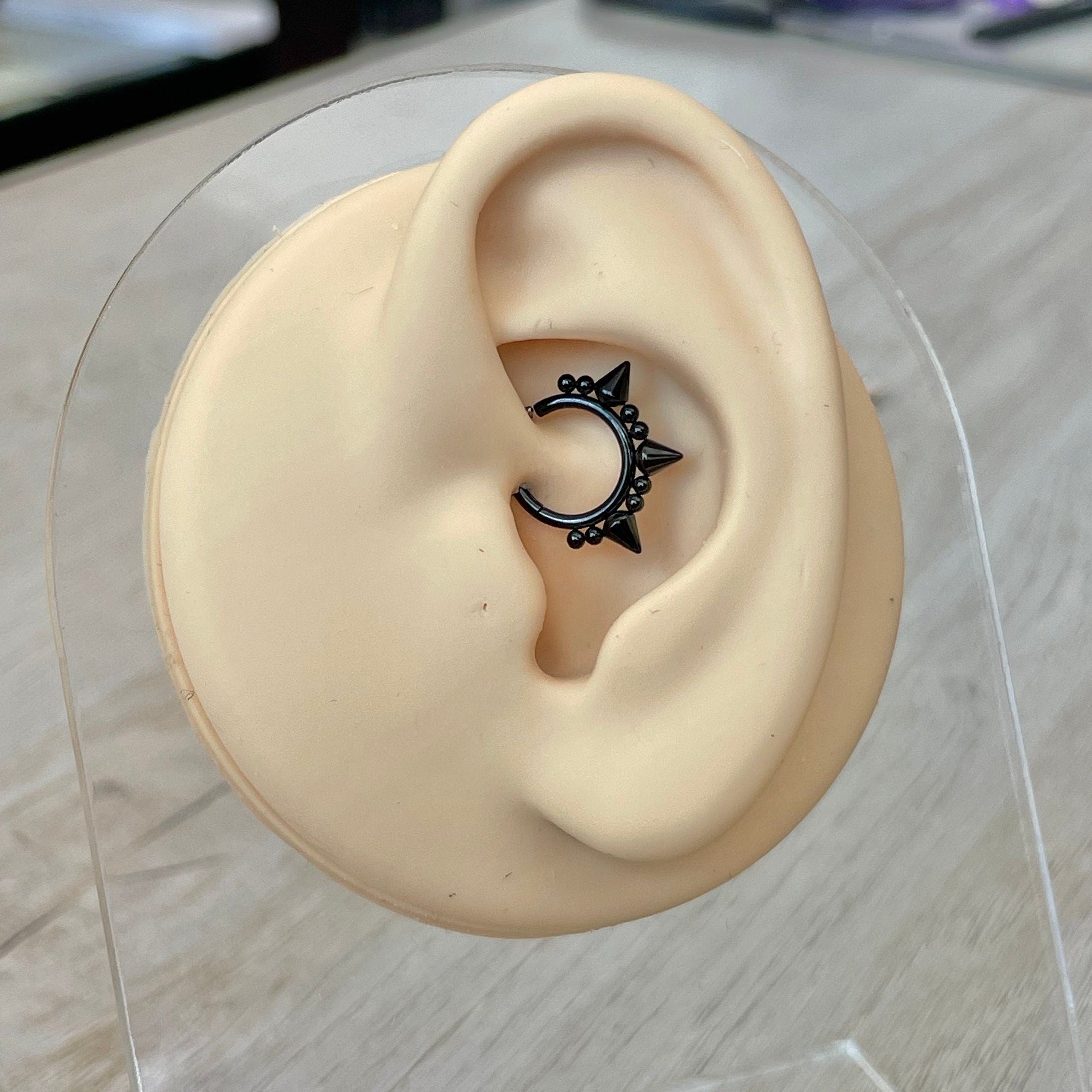 Thornlight Halo Daith Earring-Daith Earring-Elara Body Jewelry