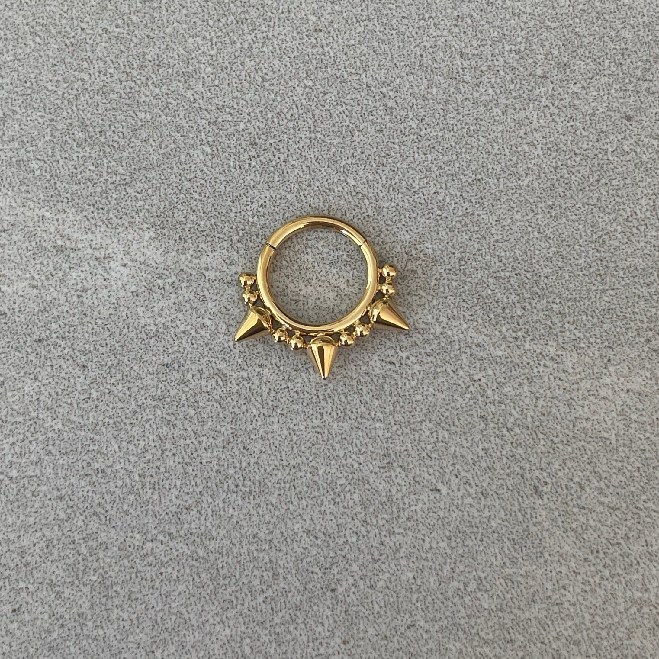 Thornlight Halo Daith Earring-Daith Earring-Elara Body Jewelry