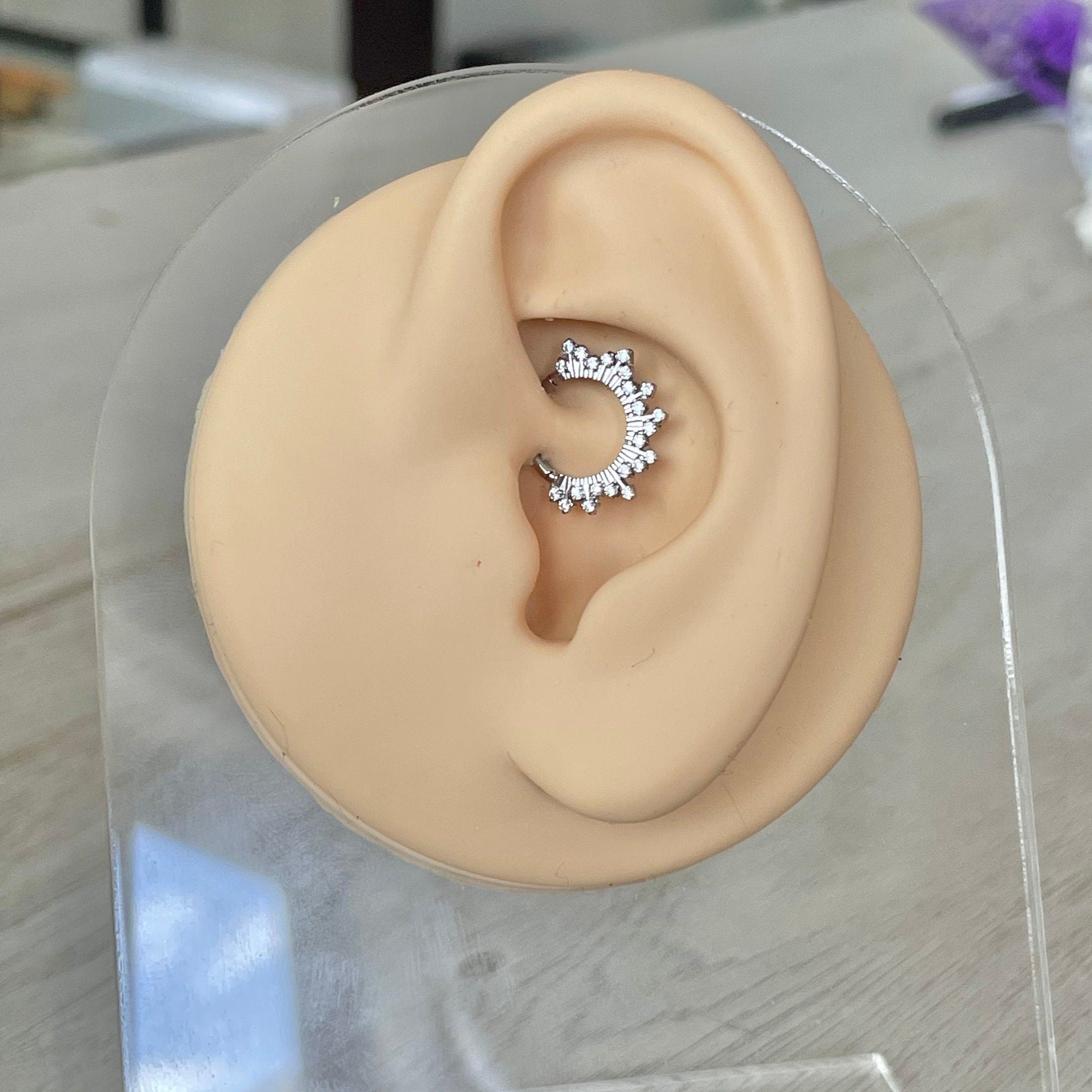 Twilight Diadem Daith Earring-Daith Earring-Elara Body Jewelry