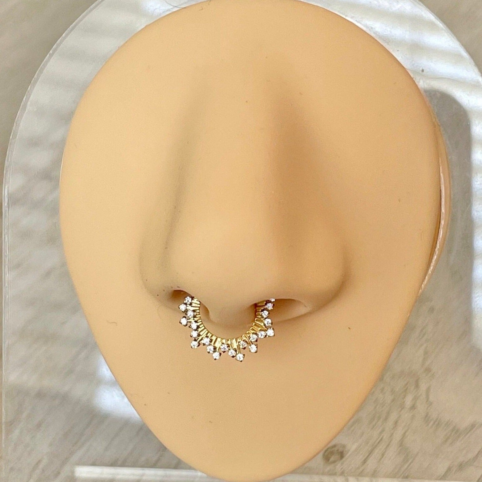 Twilight Diadem Septum Ring-Septum Ring-Elara Body Jewelry