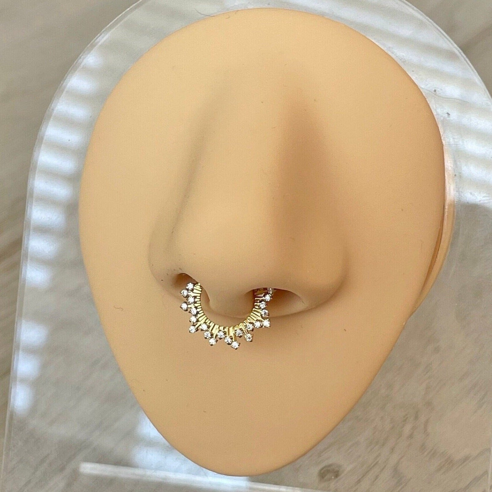 Twilight Diadem Septum Ring-Septum Ring-Elara Body Jewelry