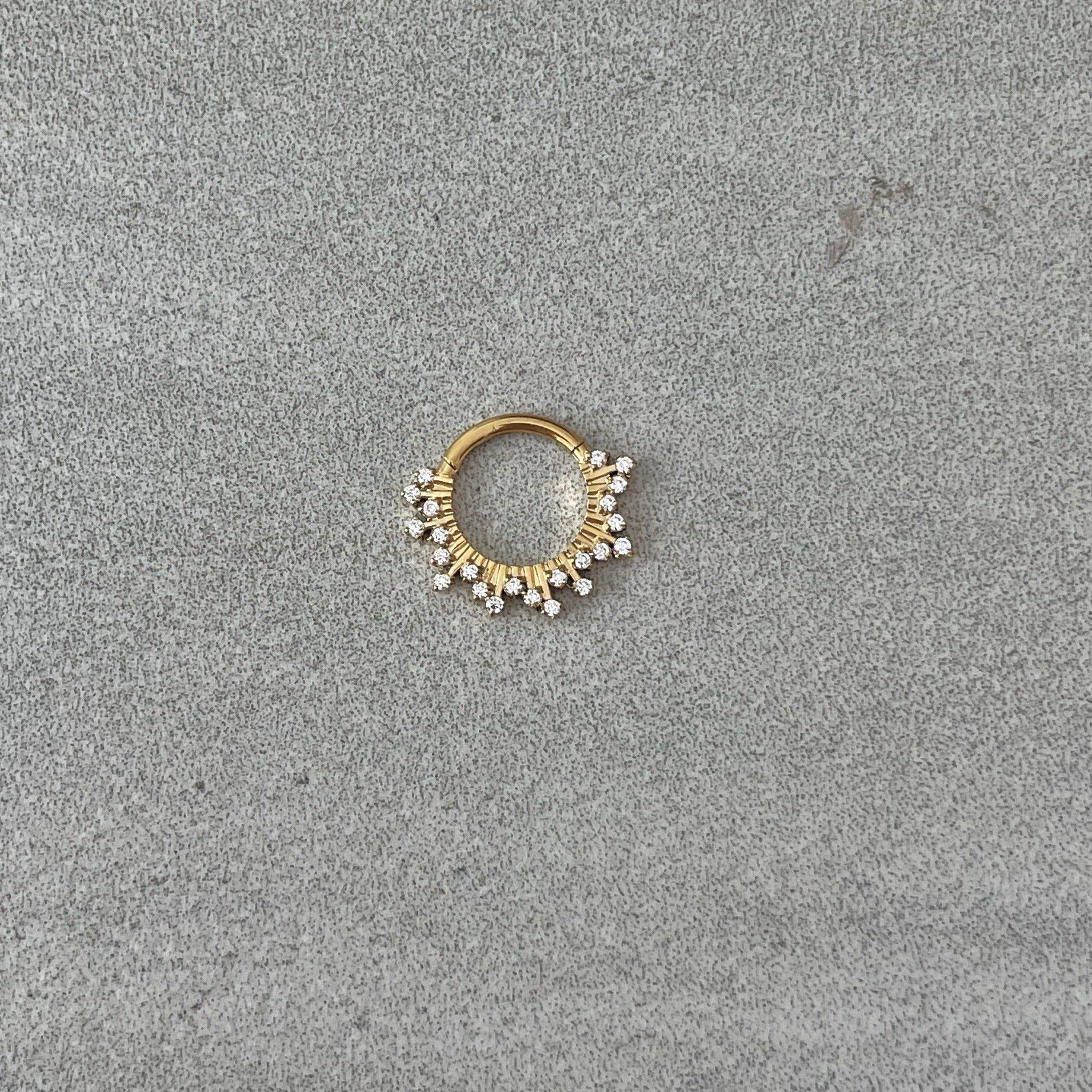 Twilight Diadem Septum Ring-Septum Ring-Elara Body Jewelry