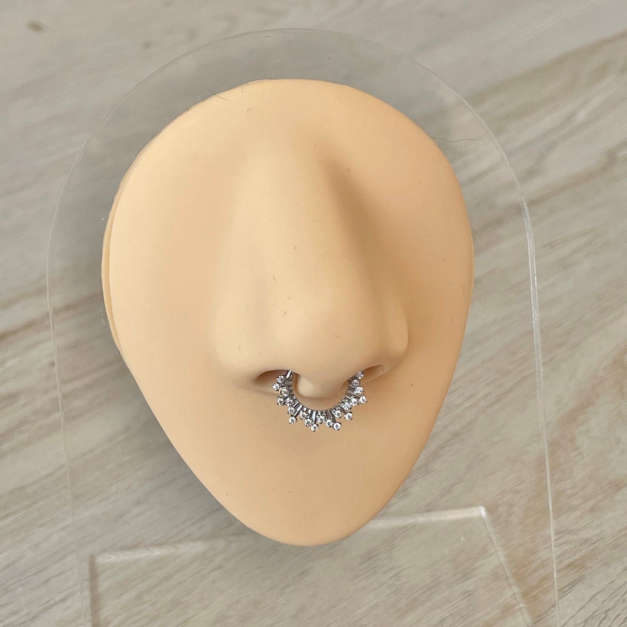 Twilight Diadem Septum Ring-Septum Ring-Elara Body Jewelry