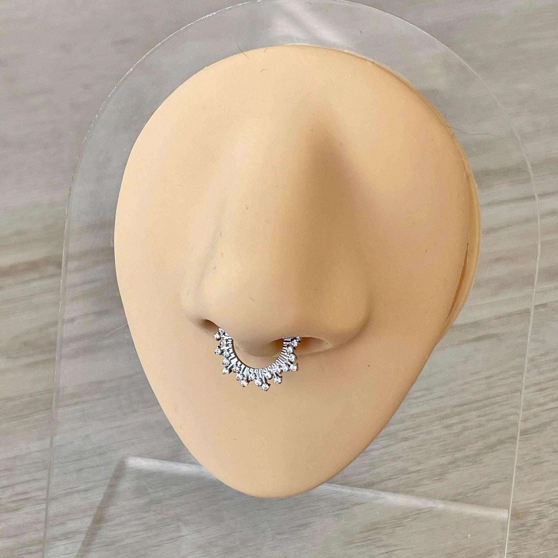Twilight Diadem Septum Ring-Septum Ring-Elara Body Jewelry