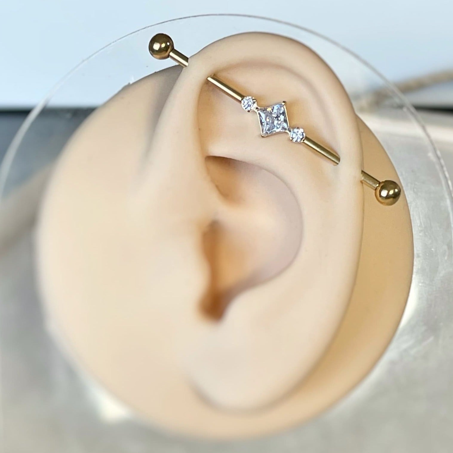 Velin Industrial Piercing-Industrial Barbell-Elara Body Jewelry