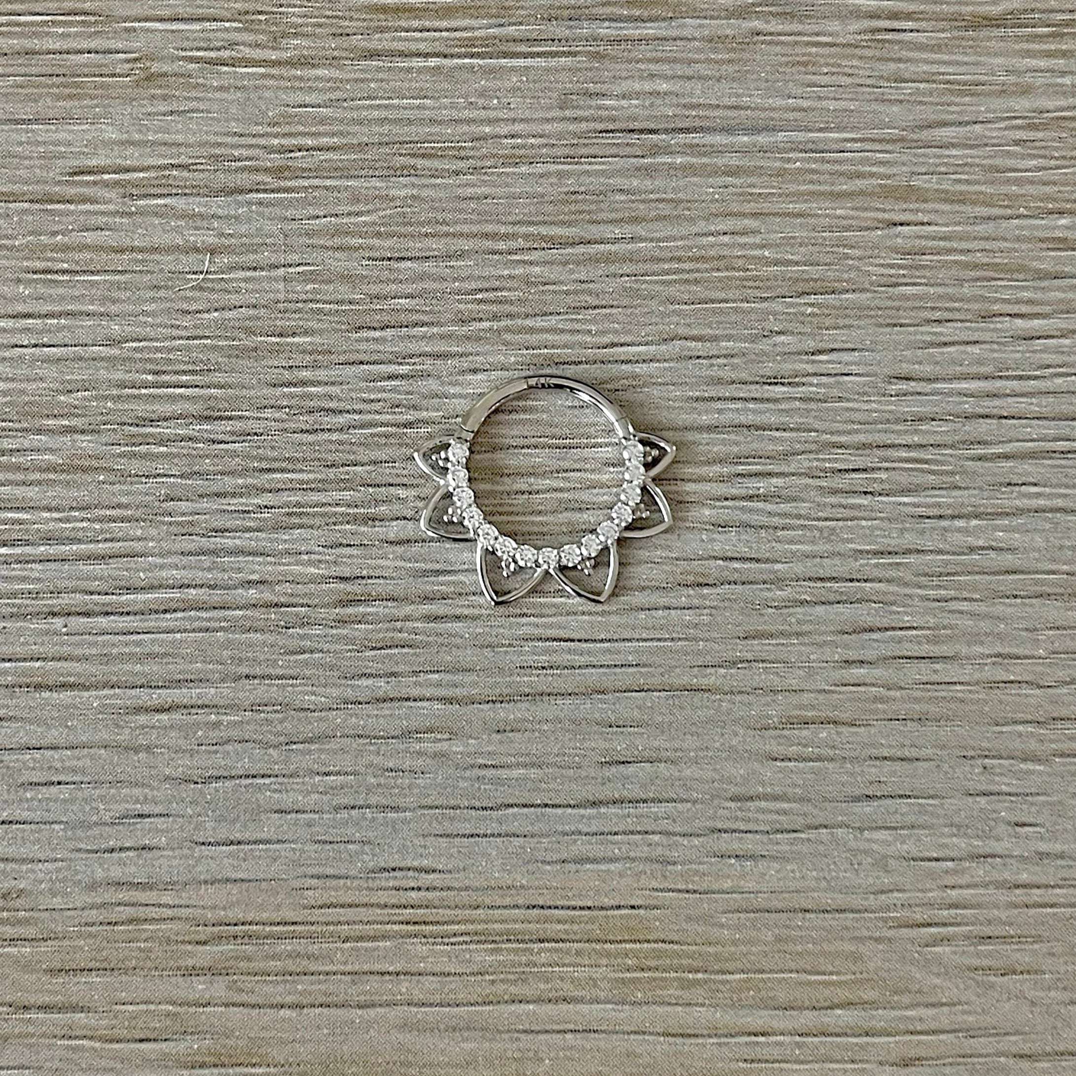 Velora Spark Daith Earring-Daith Earring-Elara Body Jewelry