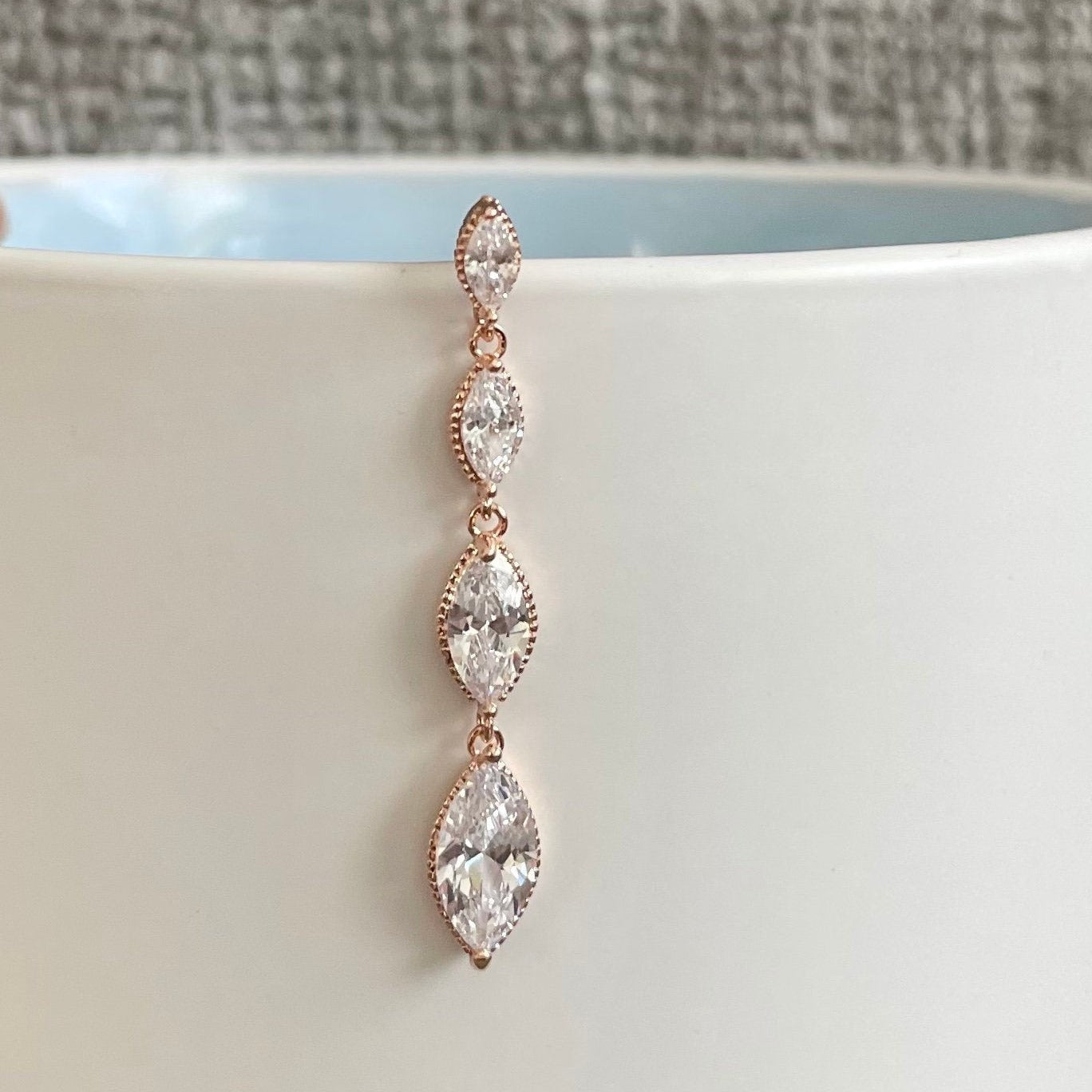 Vespera Cascade Belly Button Ring-Belly Button Rings-Elara Body Jewelry