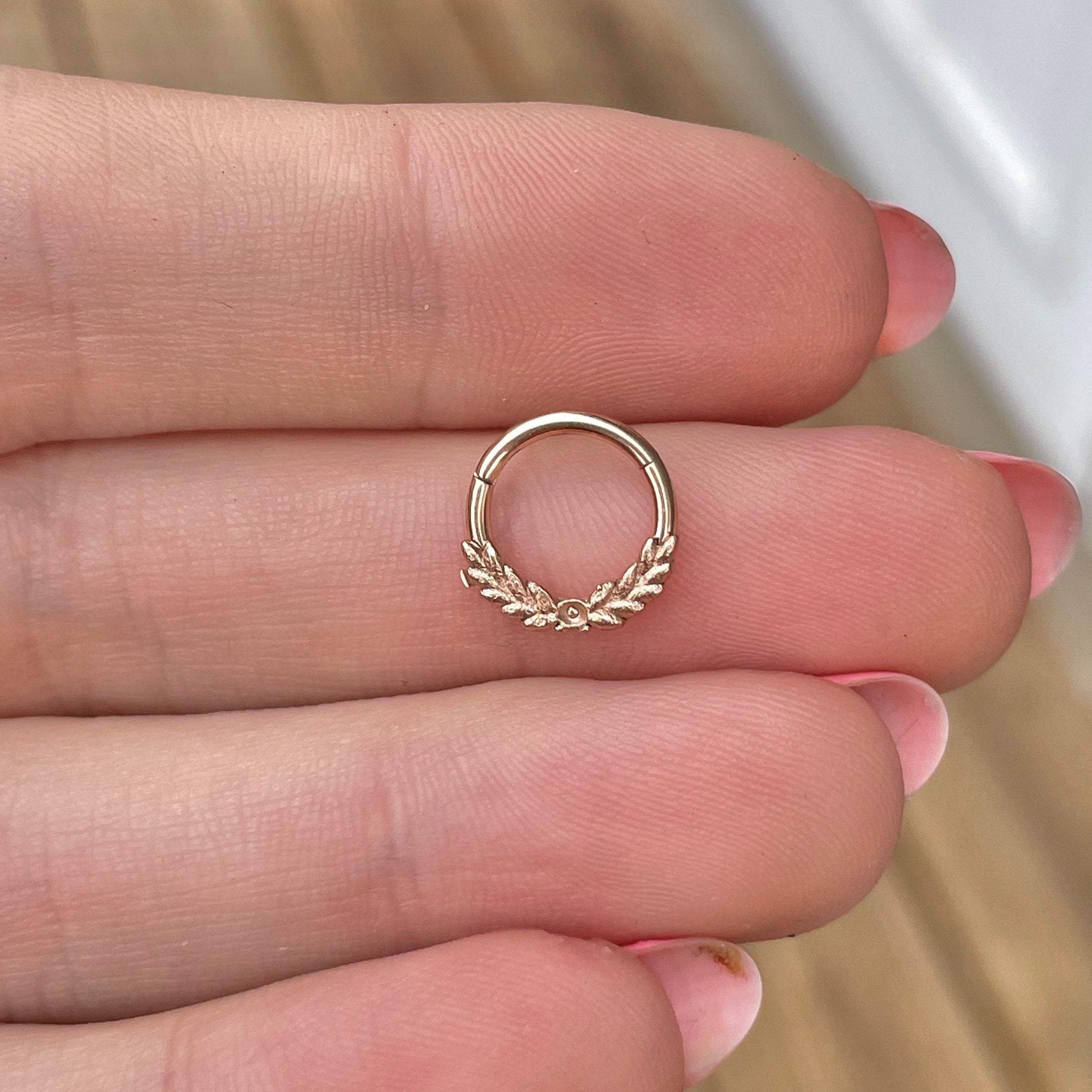 Vine of Dreams Daith Earring-Daith Earring-Elara Body Jewelry