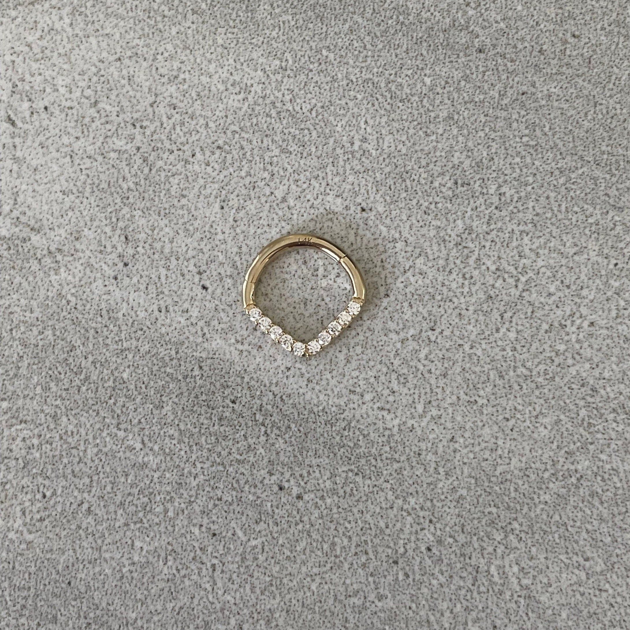 Virellia Daith Earring-Daith Earring-Elara Body Jewelry