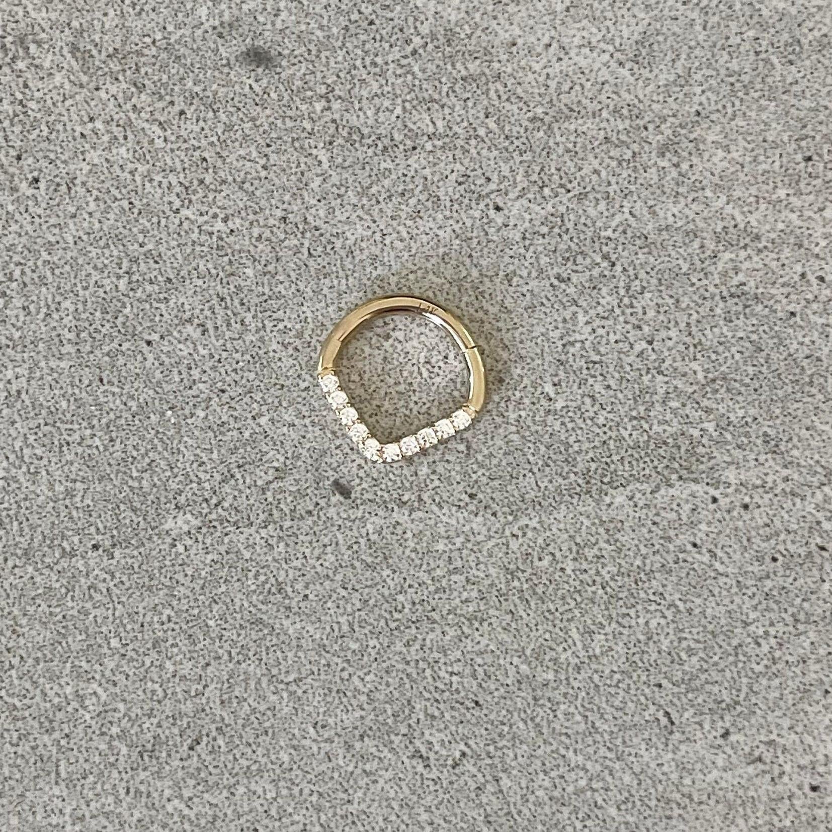 Virellia Septum Ring-Septum Ring-Elara Body Jewelry