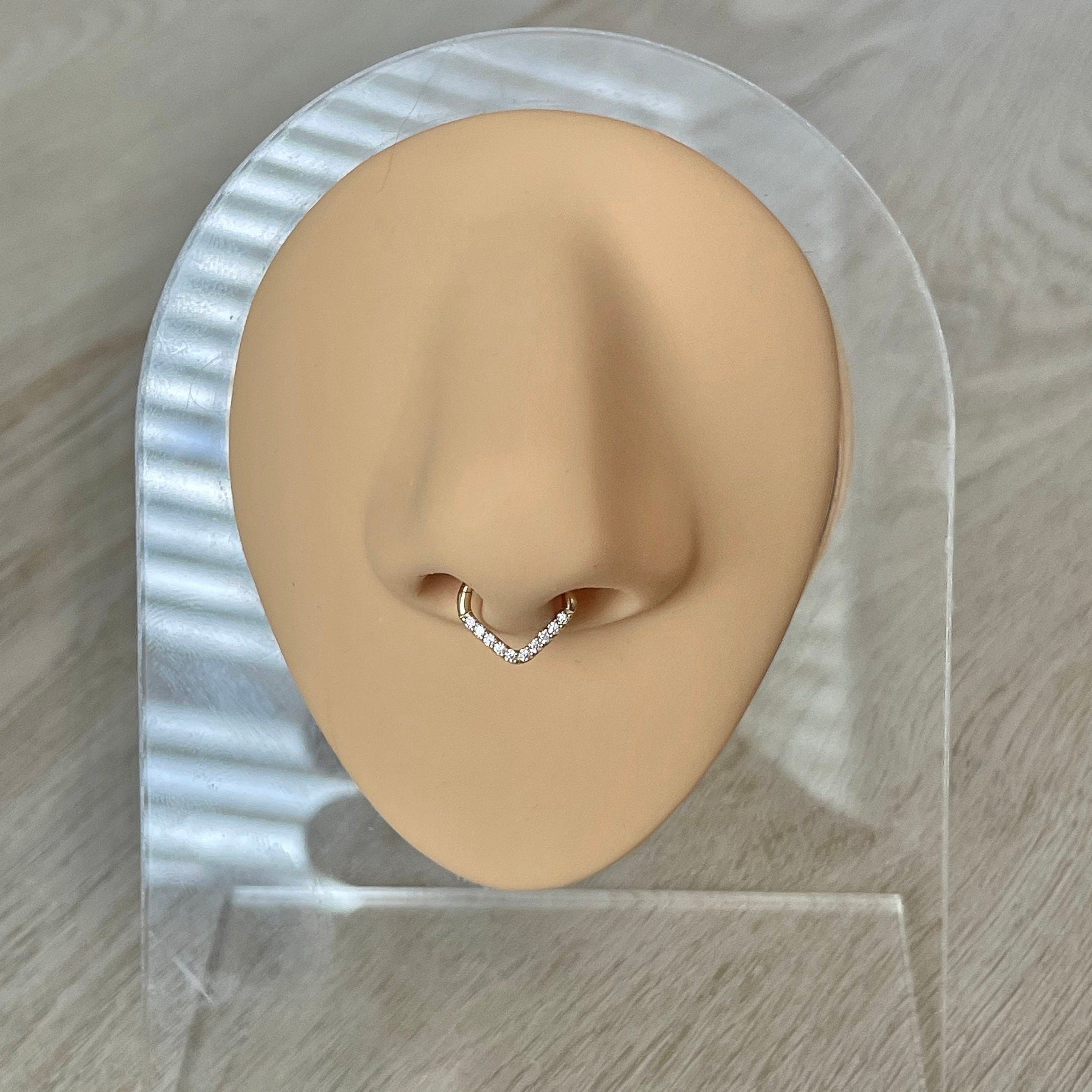 Virellia Septum Ring-Septum Ring-Elara Body Jewelry