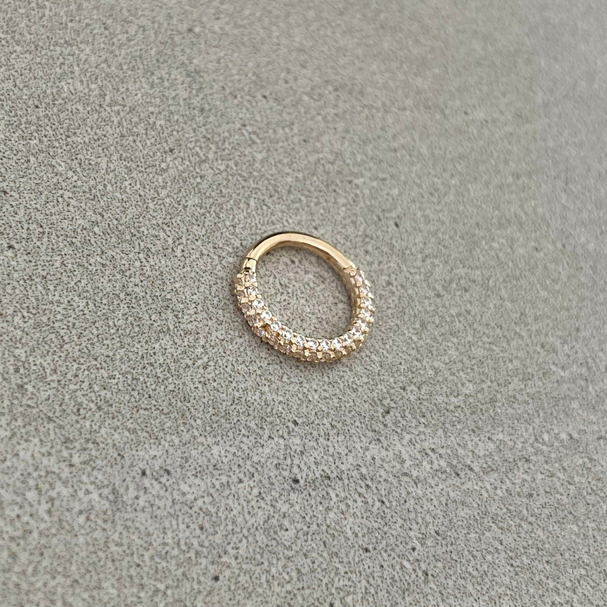 Zephyra Glow Daith Earring-Daith Earring-Elara Body Jewelry