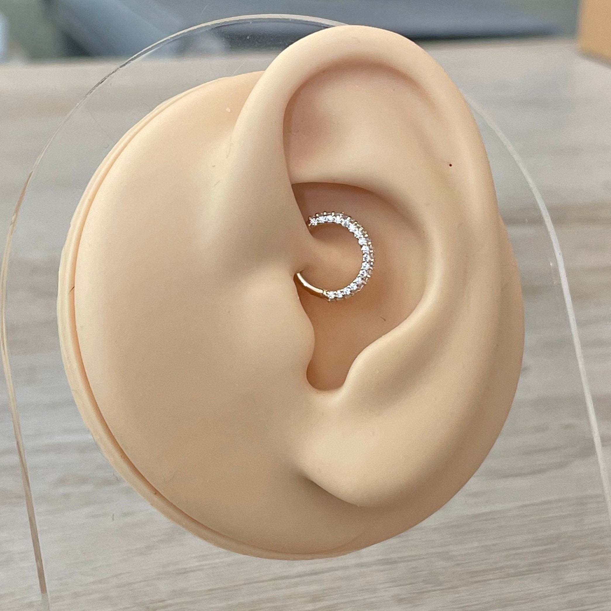Zephyra Glow Daith Earring-Daith Earring-Elara Body Jewelry
