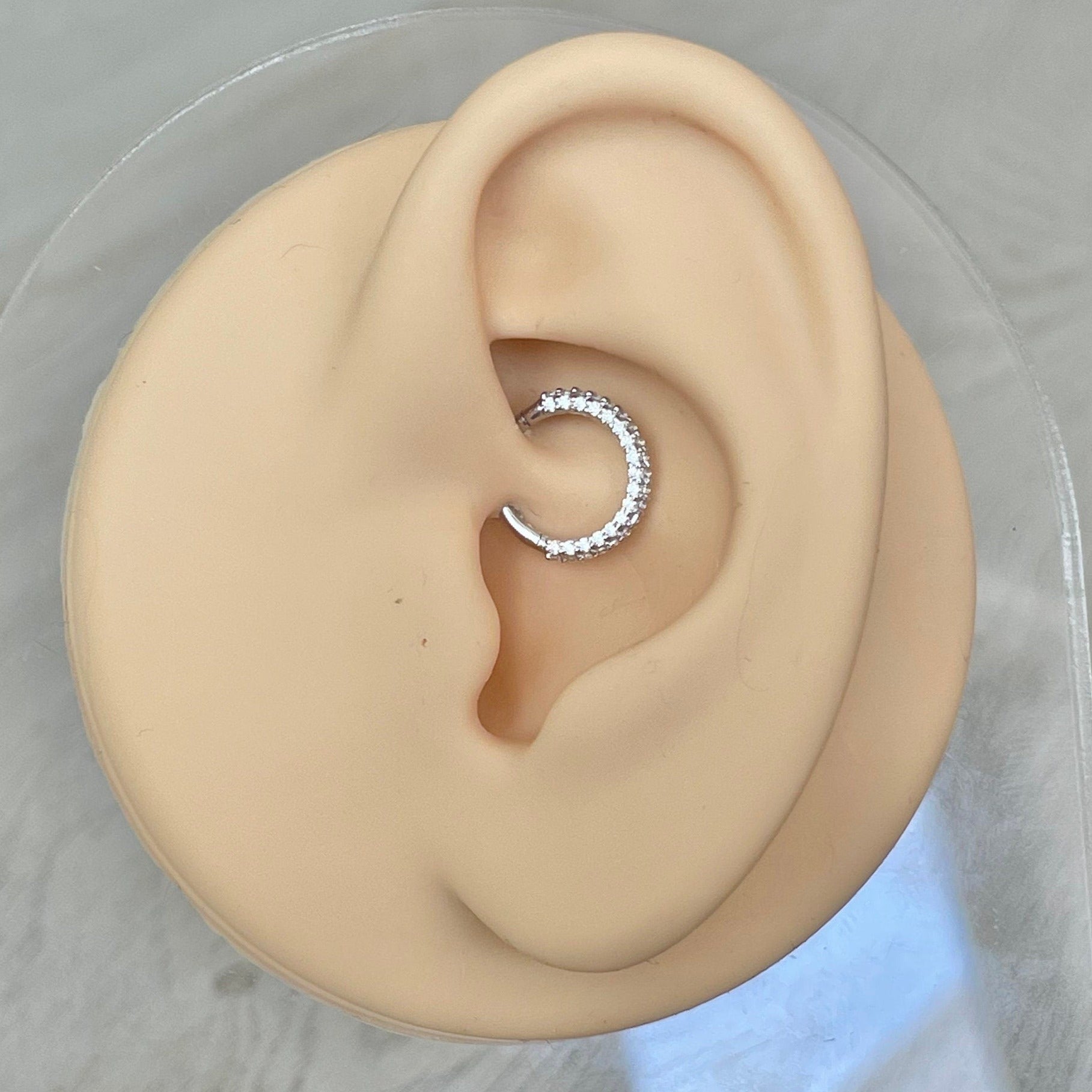Zephyra Glow Daith Earring-Daith Earring-Elara Body Jewelry