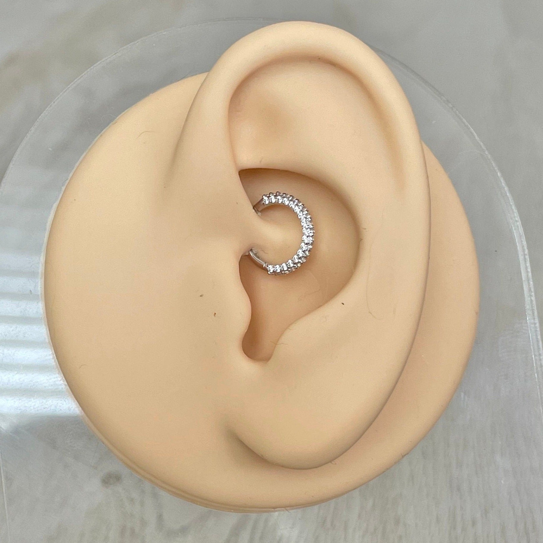 Zephyra Glow Daith Earring-Daith Earring-Elara Body Jewelry