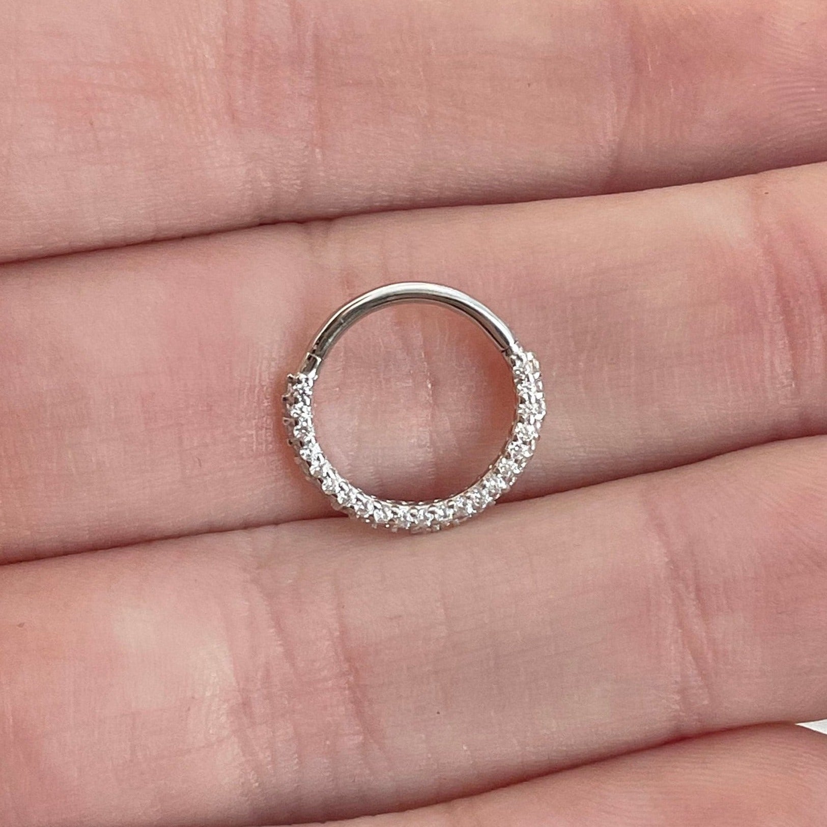 Zephyra Glow Septum Ring-Septum Ring-Elara Body Jewelry