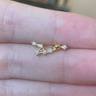Zodiac Constellation Flat Back Stud-Cartilage Earring-Elara Body Jewelry