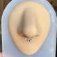 Silver Star Septum Ring