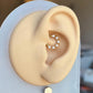 Elegant Sunburst Daith Earring