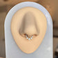 Gold Geometric Septum Ring