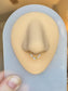 Gold Star Septum Ring