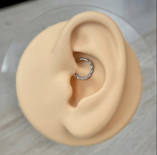 Gold Daith Earring (16G | 6mm, 8mm, or 10mm | Surgical Steel | Gold or Silver)