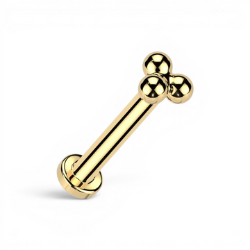 Trielle Flat Back Stud Earring