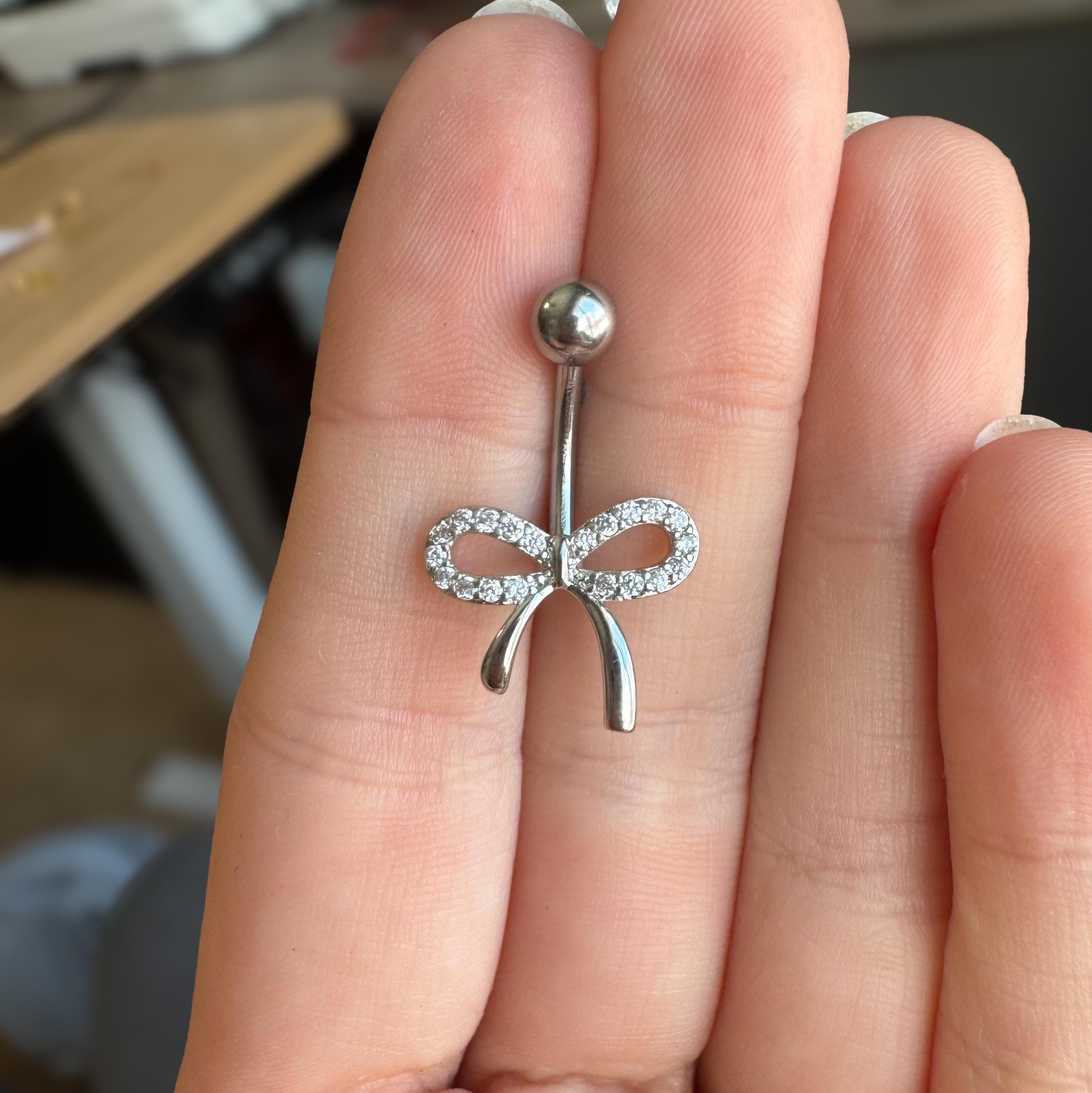 Aurelle Knot Belly Button Ring-Belly Button Rings-Silver-Elara Body Jewelry