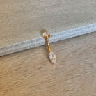 Belle Pointe Belly Button Ring-Belly Button Rings-Elara Body Jewelry